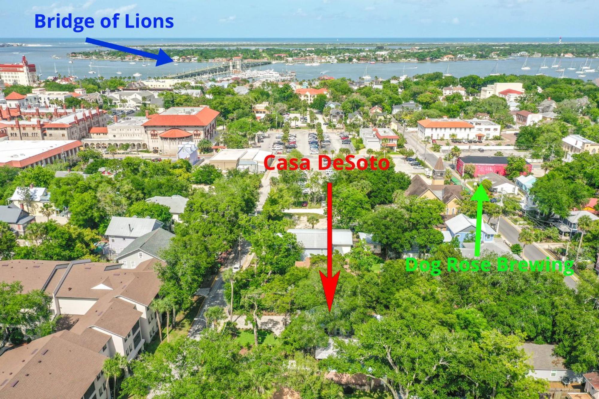 Casa Desoto - Luxury Downtown Oasis Villa St. Augustine Exteriör bild