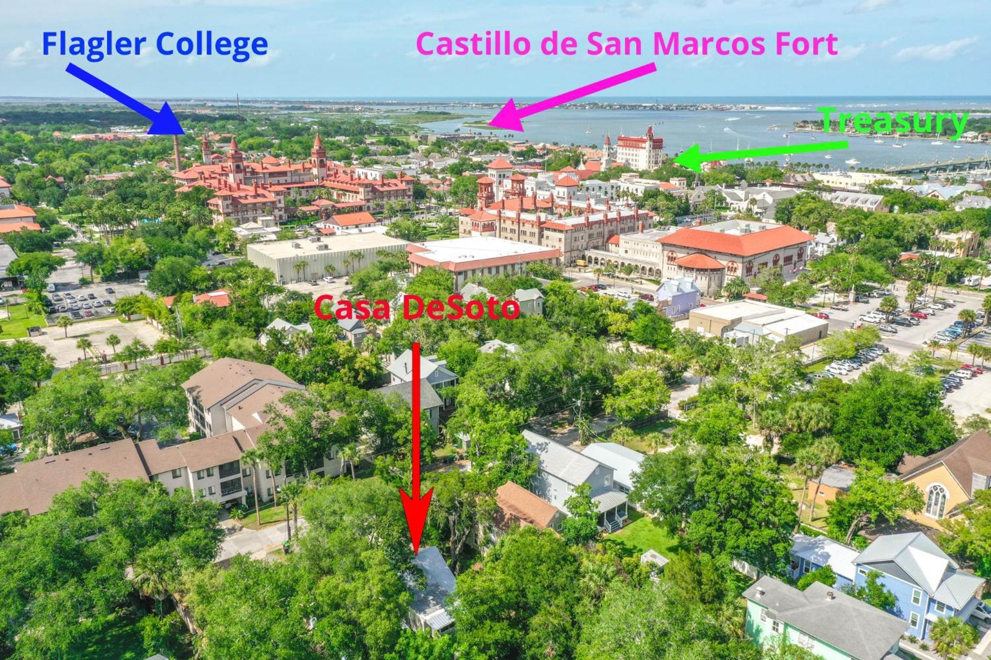 Casa Desoto - Luxury Downtown Oasis Villa St. Augustine Exteriör bild